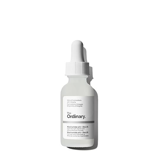The Ordinary Niacinamide 10% + Zinc 1%, Smoothing Serum for Blemish-Prone Skin