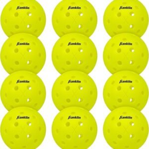 Franklin Sports X-40 Outdoor Pickleballs - Official Ball of USA Pickleball, APP Tour + US Open - Regulation Size
